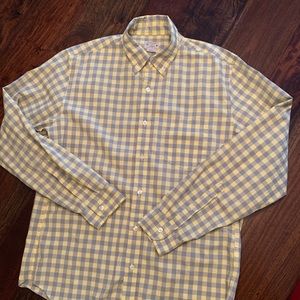 SALE $5.  J Crew yellow and grey shirt size M